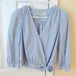 Madewell wrap blouse
